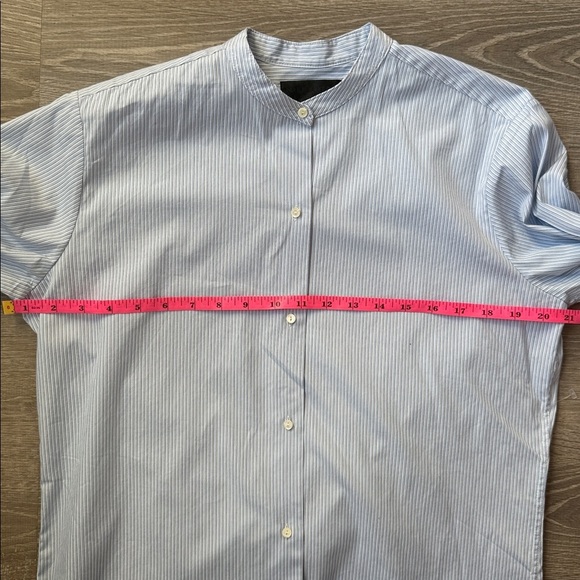 NILI LOTAN Stripe Cotton Button Down Shirt Small - Picture 12 of 13